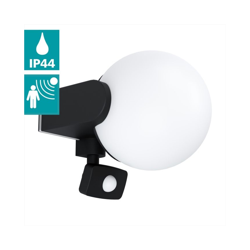 Eglo  - Applique murale extérieur avec capteur 1xE27/15W/230V IP44