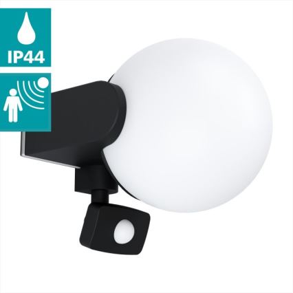 Eglo - Wand Lamp voor Buiten met Sensor 1xE27/15W/230V IP44