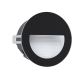 Eglo - LED Inbouw Lamp voor Buiten LED/2,5W/230V IP65 zwart