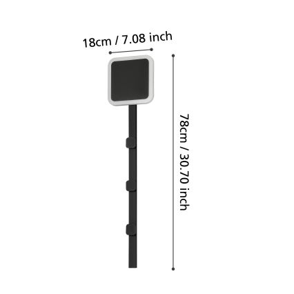 Eglo - LED Wandhanger met een licht LED/7,8W/230V