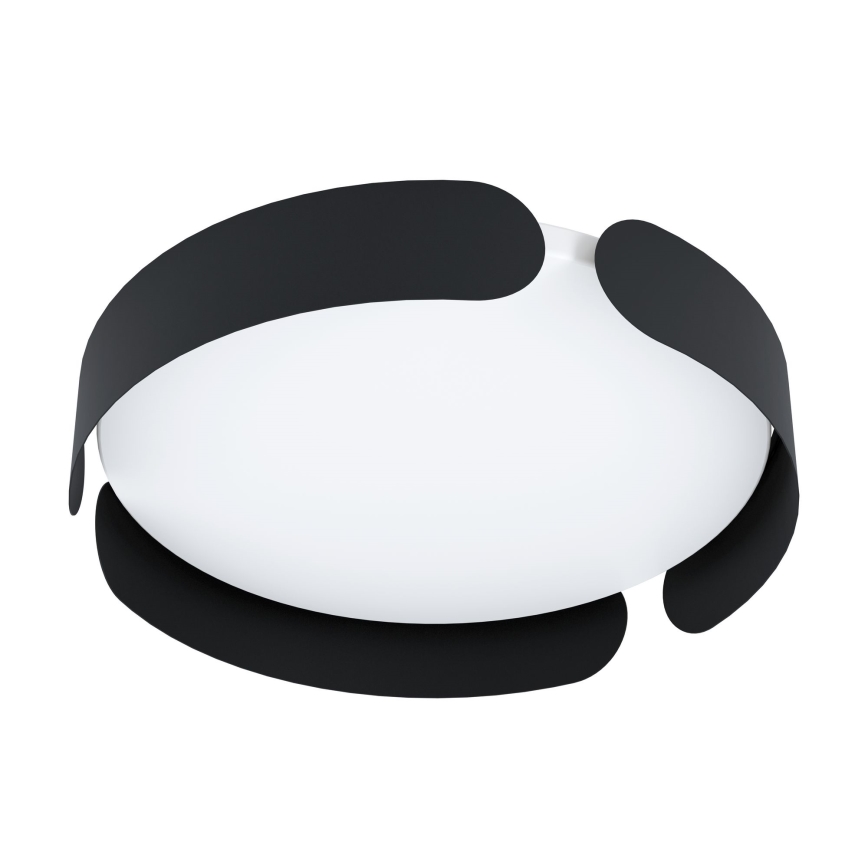Eglo - Plafonnier LED/20W/230V Ø 37 cm noir