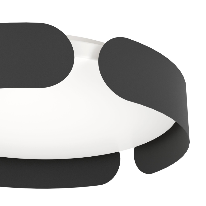 Eglo - Plafonnier LED/20W/230V Ø 37 cm noir