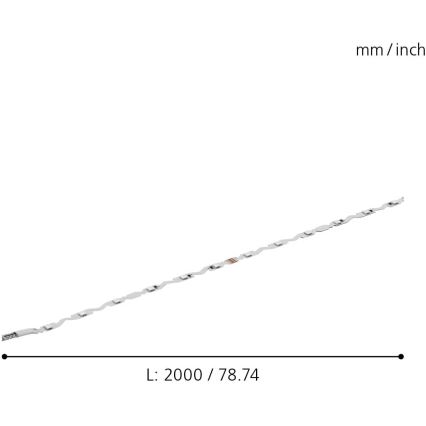 Eglo - Dimbare LED Strip 2m LED/9W/24V 2700-6500K ZigBee
