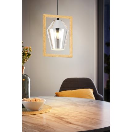 Eglo - Hanglamp aan een koord 1xE27/40W/230V