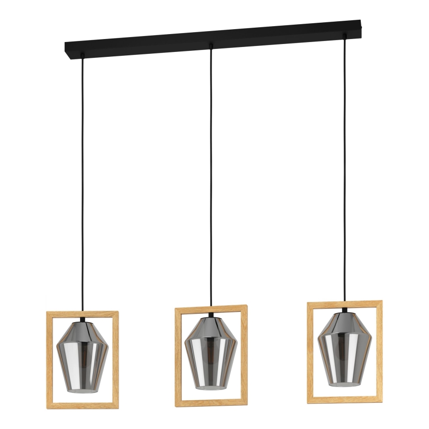 Eglo - Suspension filaire 3xE27/40W/230V