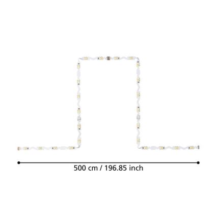 Eglo - Dimbare LED Strip 5m LED/23W/24/230V 2700-6500K + afstandsbediening