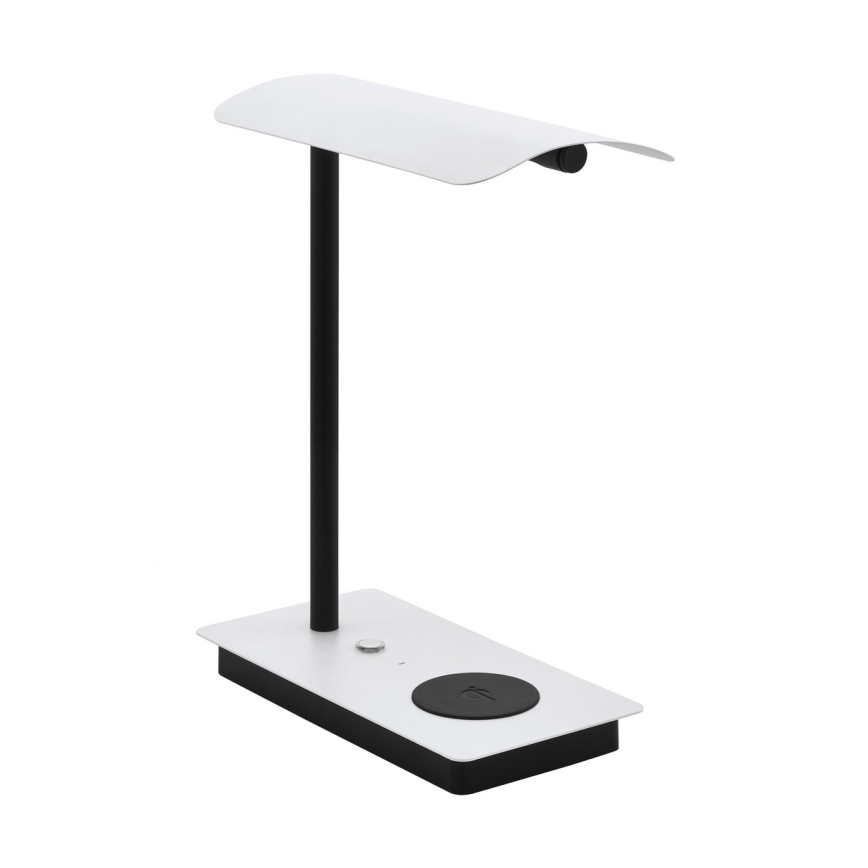 Eglo 99828 - Lampe de table LED dimmable à commande tactile avec charge sans fil ARENAZA LED/5,8W/230V blanche
