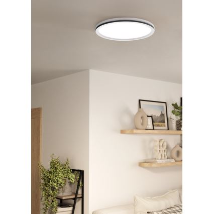 Eglo - Plafonnier LED RVBW à intensité variable LED/22W/230V 3000-6500K + télécommande