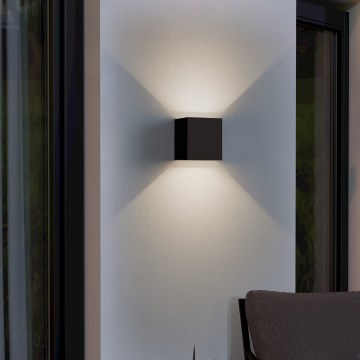 Eglo - Applique murale extérieure 2xLED/2,8W/230V IP54 noir