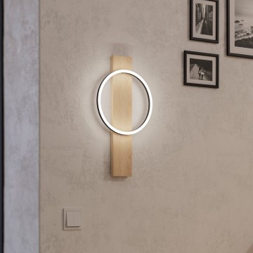 Eglo - Applique murale LED/12W/230V 3000K beige/noir