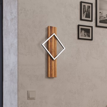 Eglo - Applique murale LED/13W/230V noir/marron