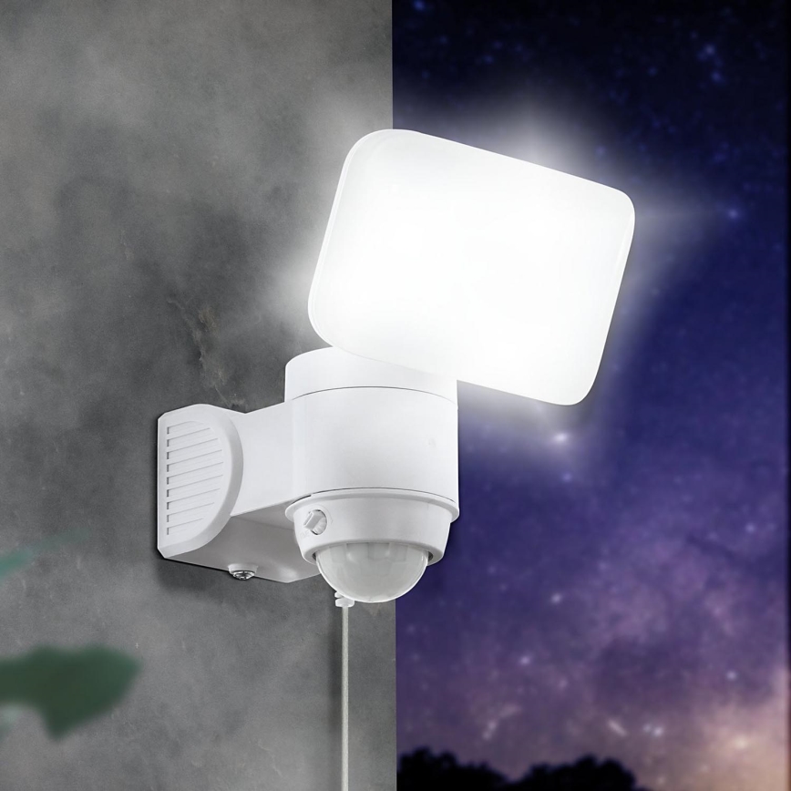 Eglo - Applique murale solaire avec détecteur LED/3,7V 1800 mAh IP44