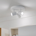 Eglo - Badkamer plafondspot 3x GU10/5W/230V Ø 25 cm IP44 wit