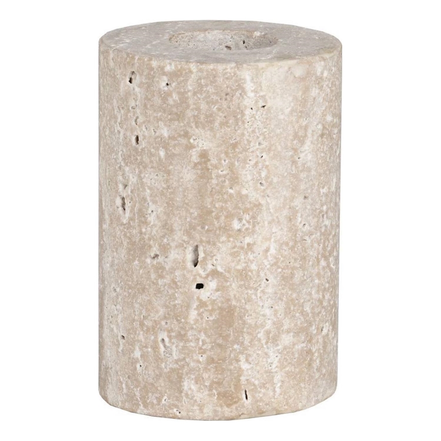 Eglo - Bougeoir 7,5x5 cm marbre/beige