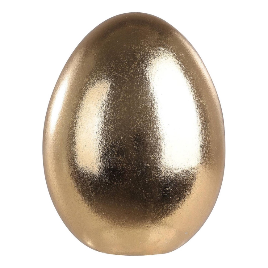 Eglo - Céramique décoration 14x11 cm œuf/doré