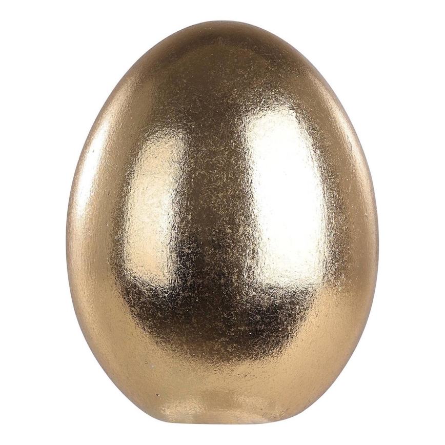 Eglo - Céramique décoration 9,5x7 cm œuf/doré