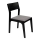 Eglo - Chaise de salle à manger 84x55 cm noir/gris