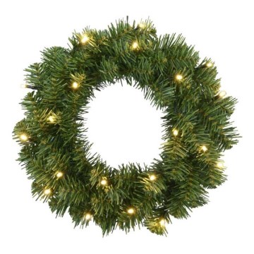 Eglo - Couronne de Noël extérieure avec détecteur 20xLED/0,064W/3xAA IP44