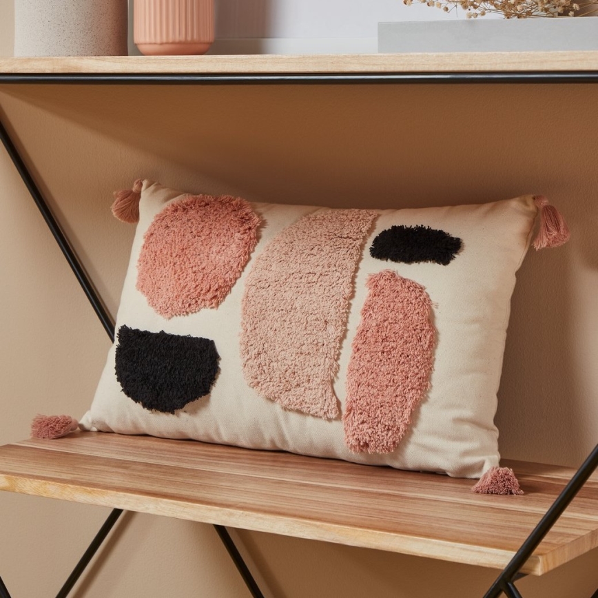 Eglo - Decoratief kussen 30x50 cm roze