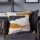 Eglo - Decoratief kussen 45x45 cm geel/grijs