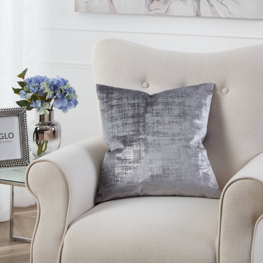 Eglo - Decoratief kussen 45x45 cm grijs