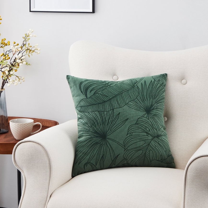 Eglo - Decoratief kussen 45x45 cm groen