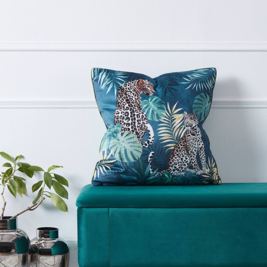 Eglo - Decoratief kussen 45x45 cm groen