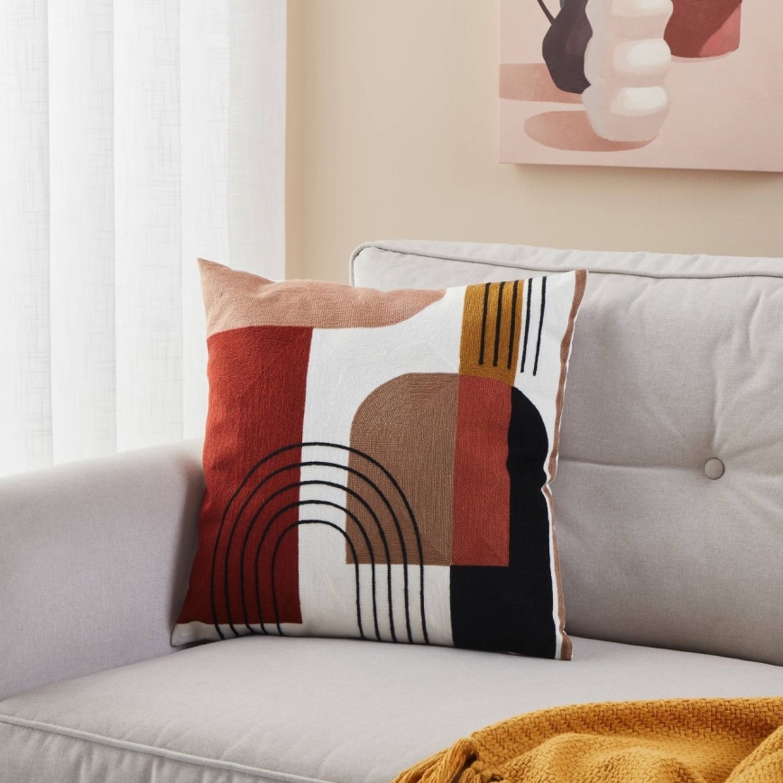 Eglo - Decoratief kussen 45x45 cm kleurrijk