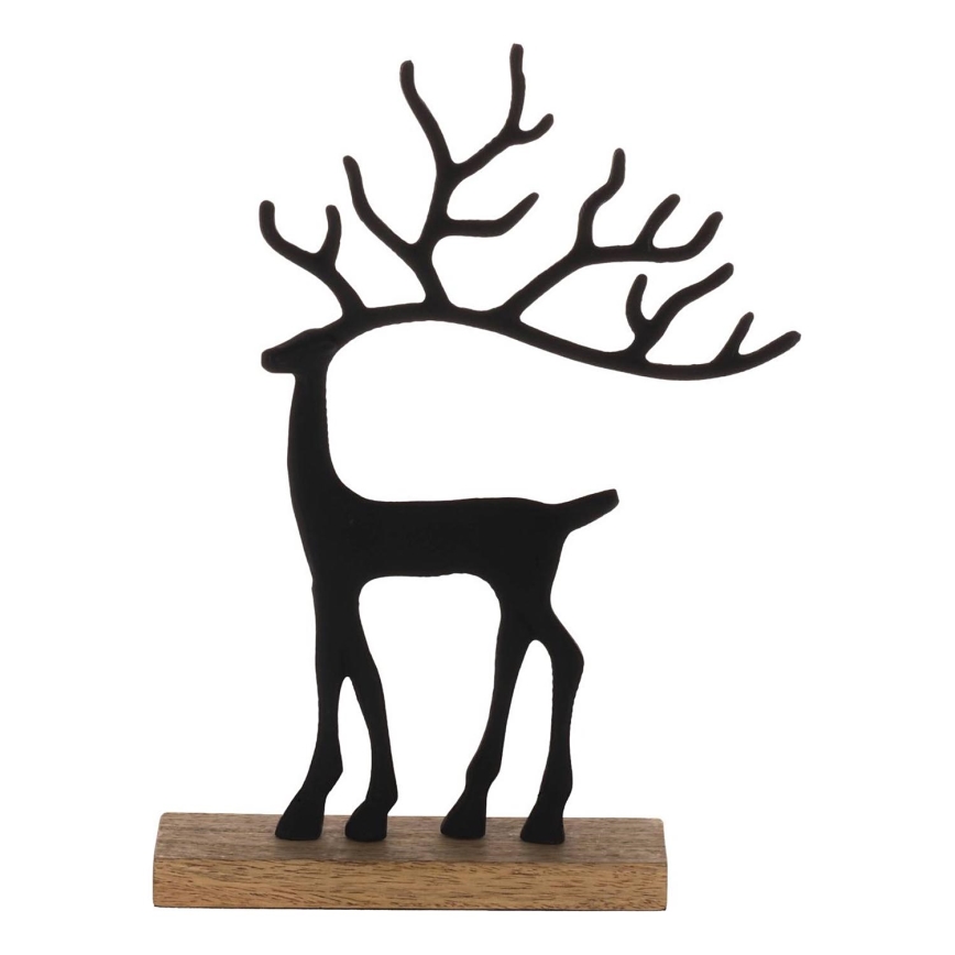 Eglo - Décoration 25,5x18,5 cm cerf/noir