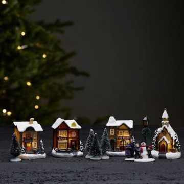 Eglo - Décoration de noël 4xLED/0,064W/2xAA