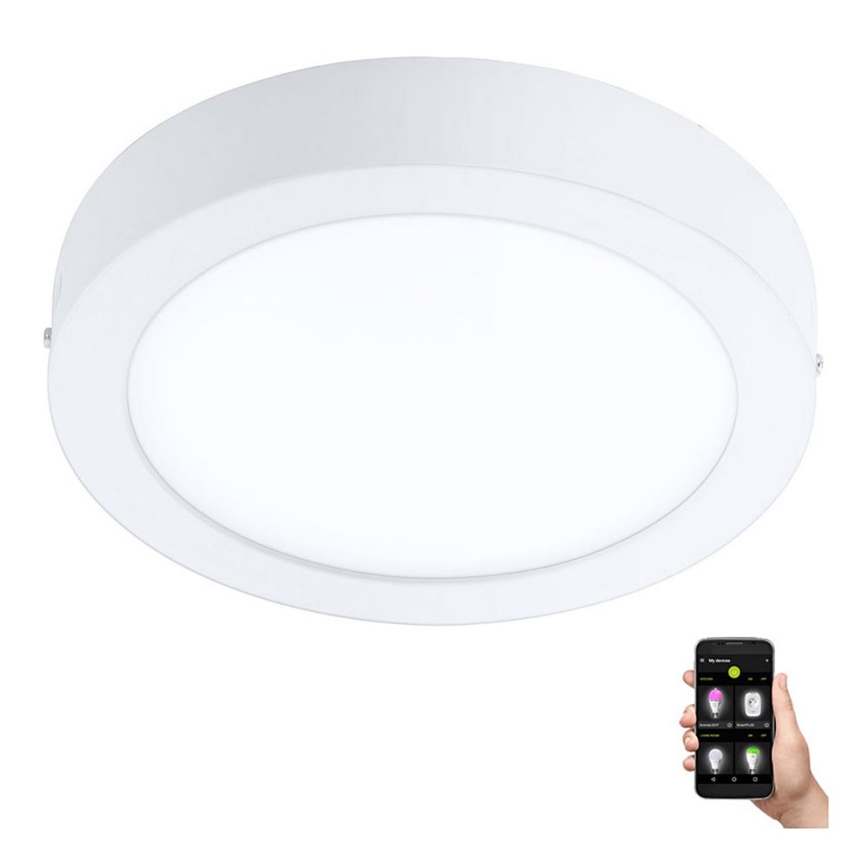 Eglo - Dimbare LED Badkamer Plafond Lamp LED/16,5W/230V 2700-6500K IP44 ZigBee