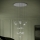Eglo - Dimbare LED hanglamp aan een koord 17xLED/3W/230V 3000K glanzend chroom