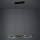 Eglo - Dimbare LED hanglamp aan een koord 2xLED/12,5W/230V + LED/15,5W 3000K zwart