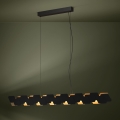 Eglo - Dimbare LED hanglamp aan een koord LED/44W/230V 3000K zwart/goud