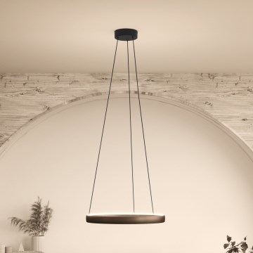Eglo - dimbare LED-hanglamp aan kabel met bewegingssensor, 2xLED/19W/230V, 2200-6500K, Ø 55 cm, bruin