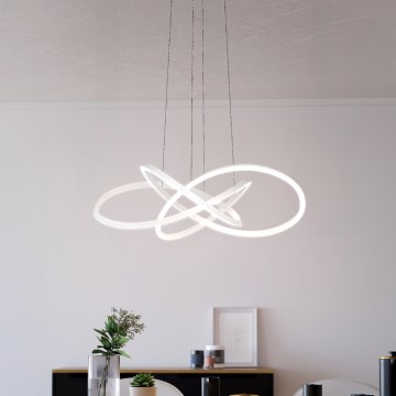 Eglo - Dimbare LED-kroonluchter aan kabel LED/48,7W/230V 2200-6500K wit + afstandsbediening