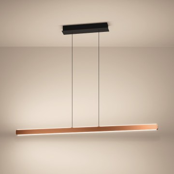 Eglo - Dimbare LED-pendellamp aan kabel LED/30W/230V 2200-6500K goudkleurig + afstandsbediening