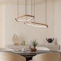 Eglo - Dimbare LED-pendellamp met kabel LED/30W/230V 2200-6500K messing + afstandsbediening