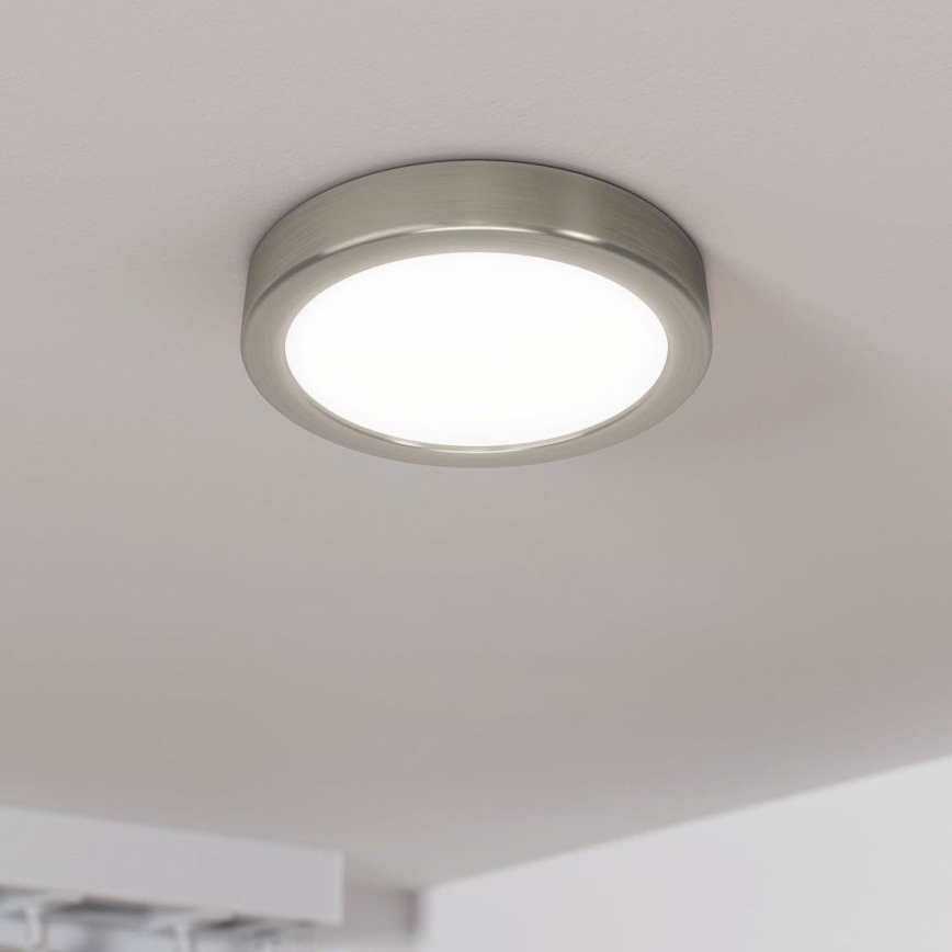 Eglo - Dimbare LED Plafondlamp LED/11W/230V mat chroom