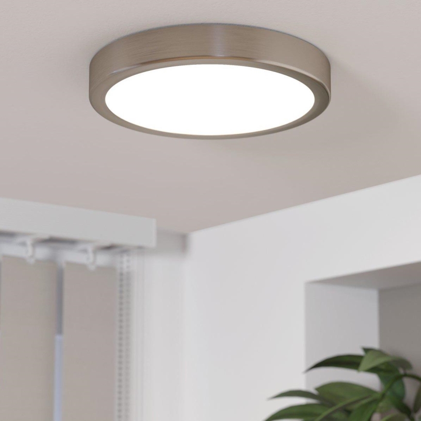 Eglo - Dimbare LED Plafondlamp LED/17W/230V mat chroom