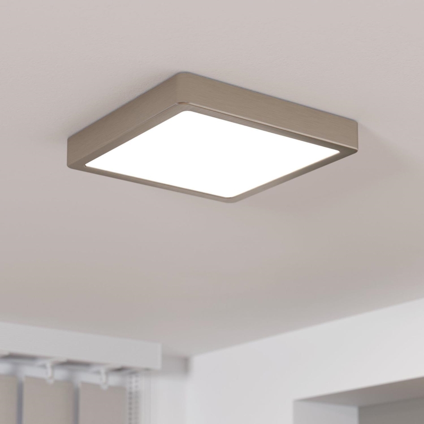 Eglo - Dimbare LED Plafondlamp LED/17W/230V mat chroom