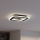 Eglo - Dimbare LED plafondlamp LED/20W/230V 2700-6500K zwart + afstandsbediening