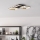 Eglo - Dimbare LED plafondlamp LED/20W/230V 4000K zwart/goud