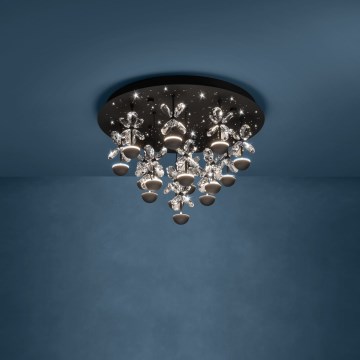 Eglo - Dimbare LED plafondlamp LED/27W/230V 3000K zwart