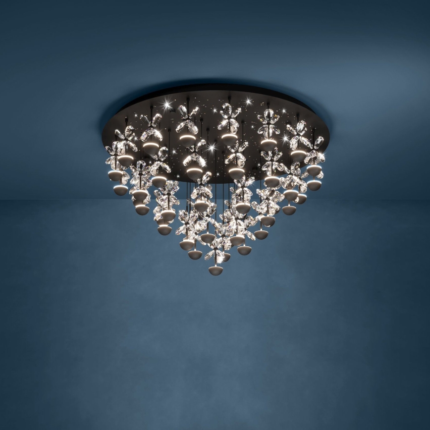 Eglo - Dimbare LED plafondlamp LED/77,4W/230V 3000K zwart