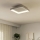 Eglo - Dimbare LED plafondlamp LORETELLO LED/12W/230V wit + afstandsbediening