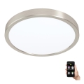 Eglo - Dimbare LED-plafondlamp voor de badkamer LED/19,5W/230V 2700-6500K IP44 ZigBee Ø 28,5 cm