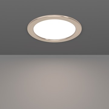 Eglo - Dimbare LED RGBW badkamer inbouwspot LED/9,5W/230V 2700-6500K Ø 16,8 cm IP44 mat chroom