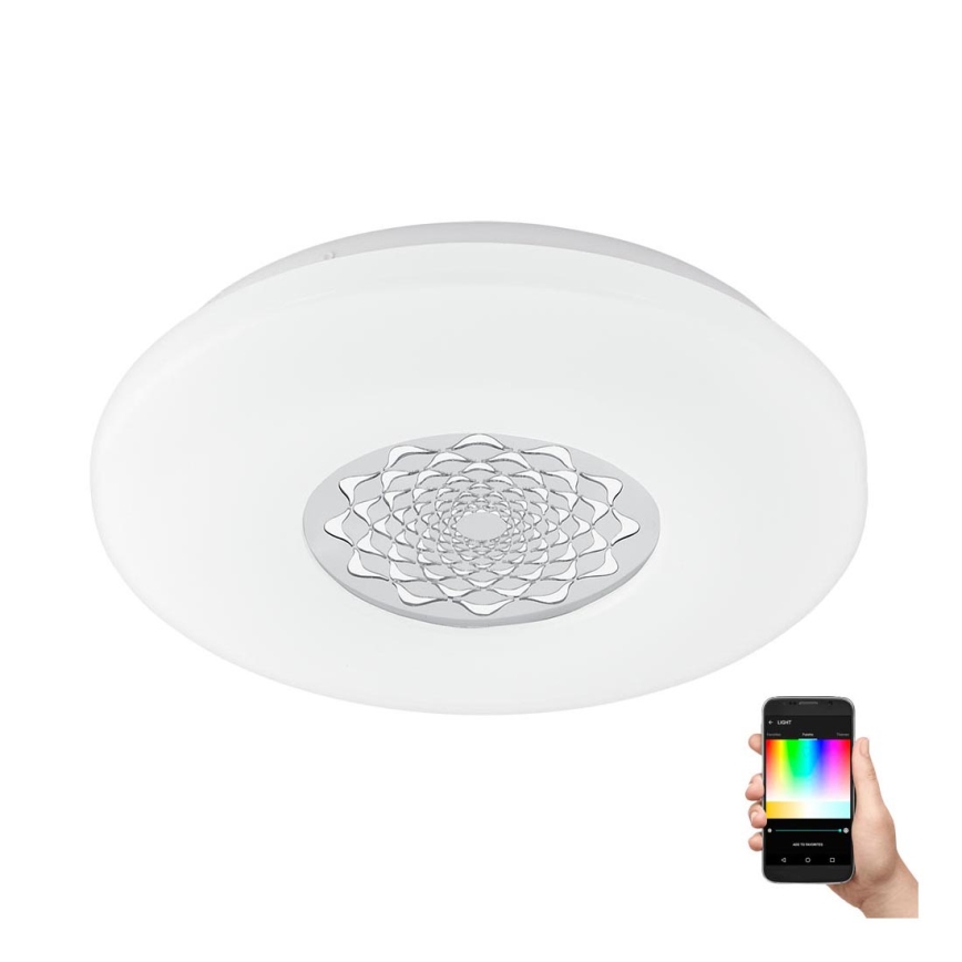 Eglo - Dimbare LED RGBW Plafond Lamp CAPASSO-C LED/17W/230V