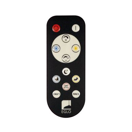 Eglo - Dimbare LED-plafondlamp LED/43W/230V wit + afstandsbediening